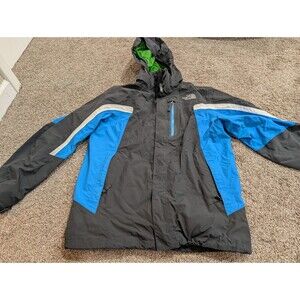 North Face Boys XL 18/20 Coat Black Blue *Outer Shell Only